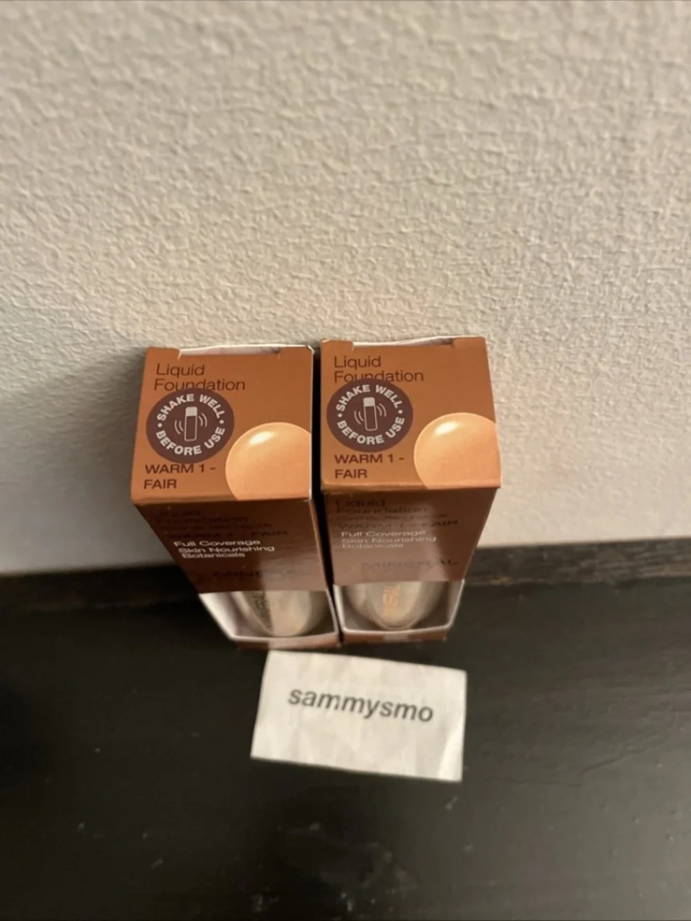 Mineral Fusion Liquid Foundation, Full Coverage Warm 1 - Fair, 1 fl oz x2